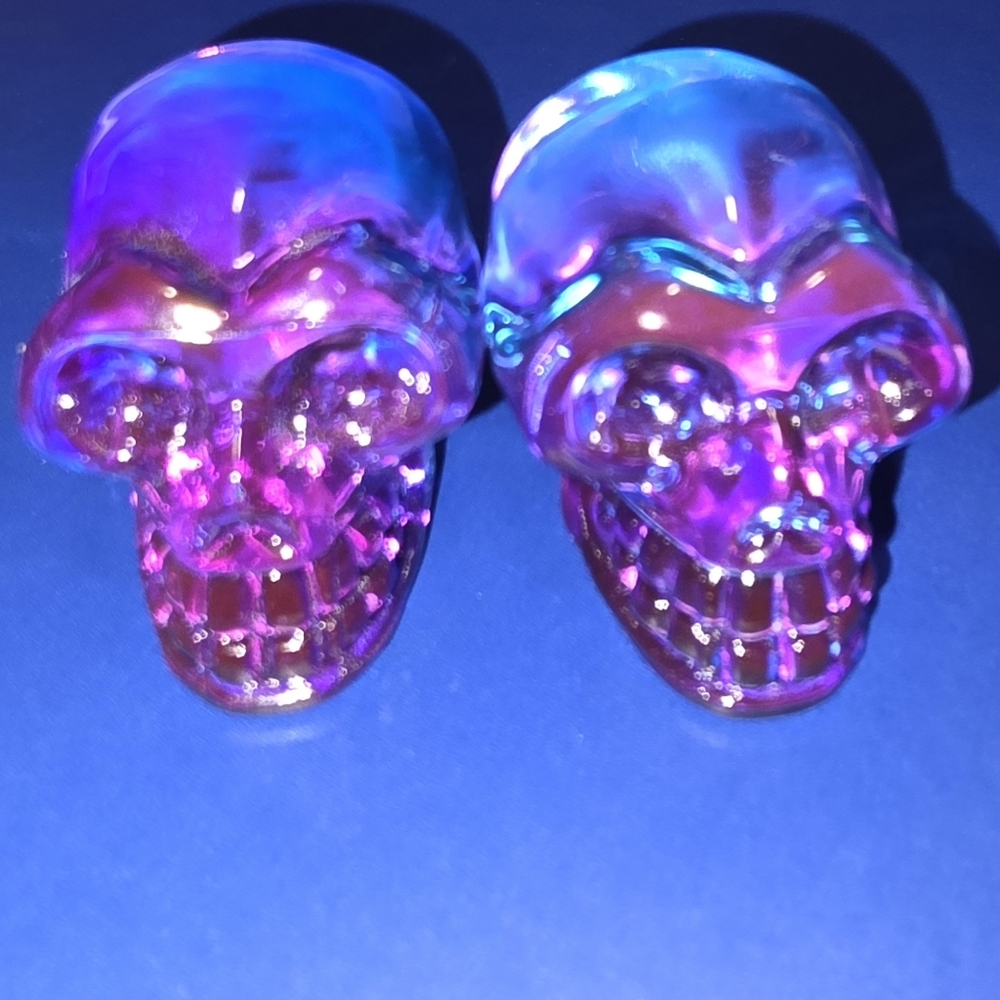 2pc Colorful Skull - Picture 2 of 2